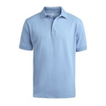 Men's Soft Touch Blended Pique Short Sleeve Polo Shirt